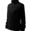 Fleece dámsky Jacket – farba čierna 01 (brand label)