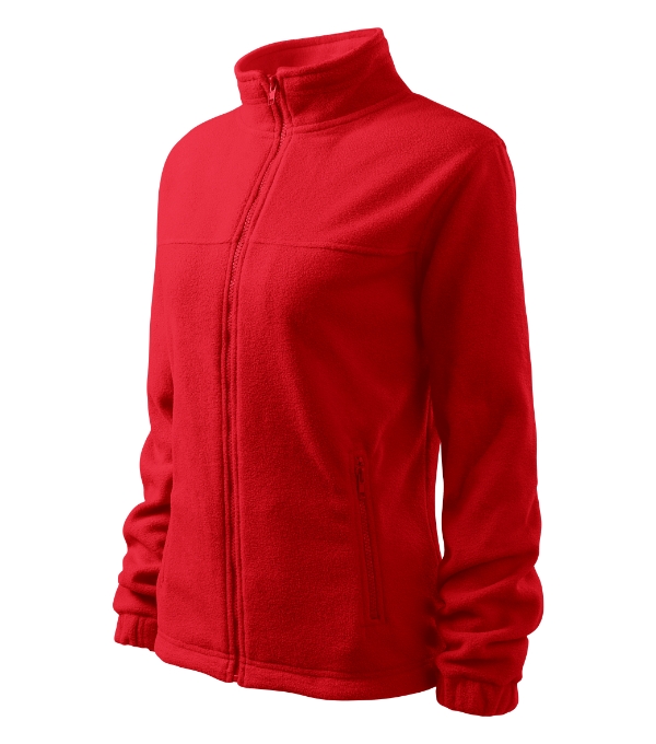 Fleece dámsky Jacket – farba červená 07 (brand label)