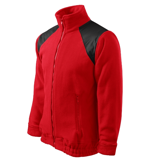 Fleece unisex Jacket Hi-Q – farba červená