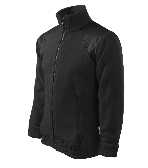 Fleece unisex Jacket Hi-Q – farba ebony gray 94 (brand label)