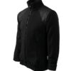 Fleece unisex Jacket Hi-Q – farba čierna 01 (brand label)
