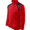 Fleece unisex Jacket Hi-Q – farba červená 07 (brand label)