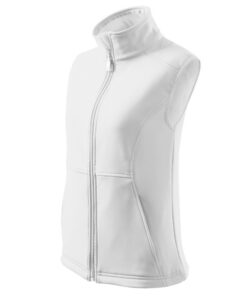Softshellová vesta dámska Vision – farba biela