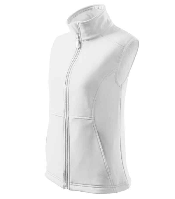 Softshellová vesta dámska Vision – farba biela