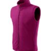 Fleece vesta unisex Next – farba fuchsia red