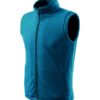 Fleece vesta unisex Next – farba petrol blue