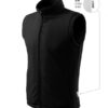 Fleece vesta unisex Next – farba čierna 01 (brand label)