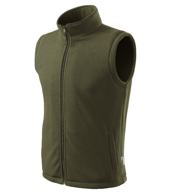 Fleece vesta unisex Next – farba military 69 (brand label)