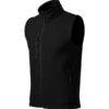 Fleece vesta unisex Exit – farba čierna