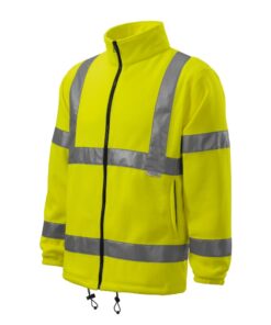 Fleece unisex HV Fleece Jacket – farba fluorescenčná žltá