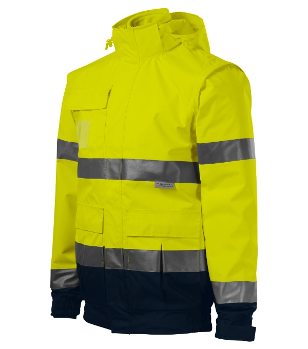 Bunda unisex HV Guard 4 in 1 – farba fluorescenčná žltá