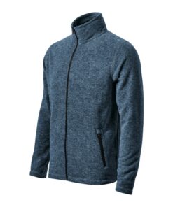 Micro fleece pánsky Factor – farba tmavý denim melír