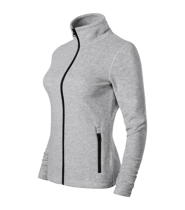 Micro fleece dámsky Factor – farba strieborný melír