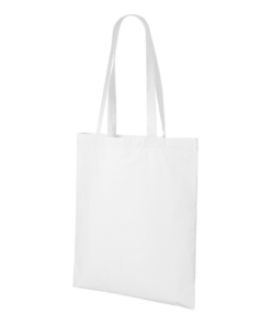 Nákupná taška unisex Shopper – farba biela