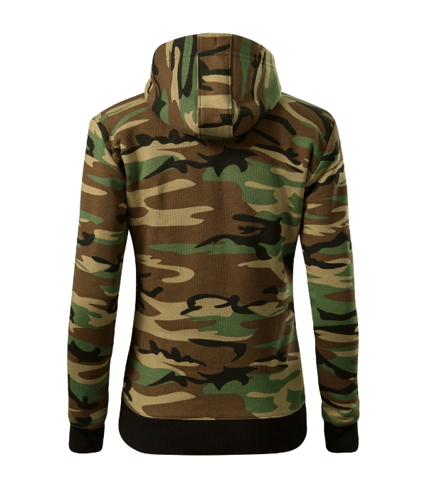 Mikina dámska Camo Zipper – Obrázok 6