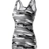 Top dámsky Camo Triumph – farba camouflage gray