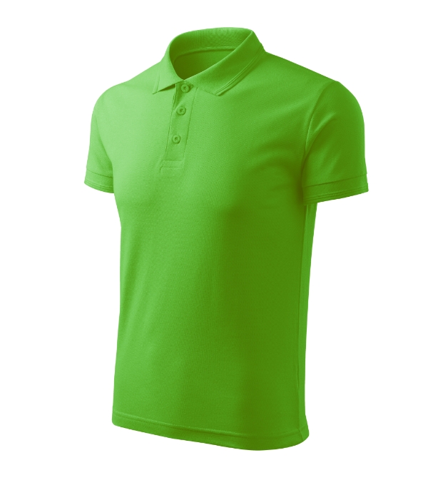 Polokošeľa pánska Pique Polo Free – farba green apple