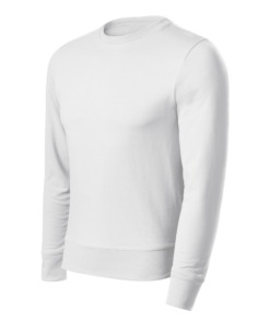 Mikina unisex Zero – farba biela