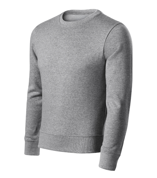 Mikina unisex Zero – farba tmavosivý melír