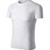 Tričko unisex Peak – farba svetlosivý melír
