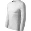Tričko unisex Progress LS – farba svetlosivý melír