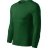 Tričko unisex Progress LS – farba fľaškovozelená