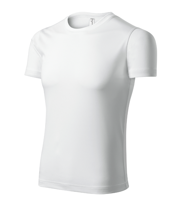 Tričko unisex Pixel – farba biela