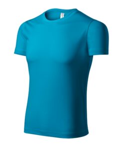 Tričko unisex Pixel – farba tyrkysová