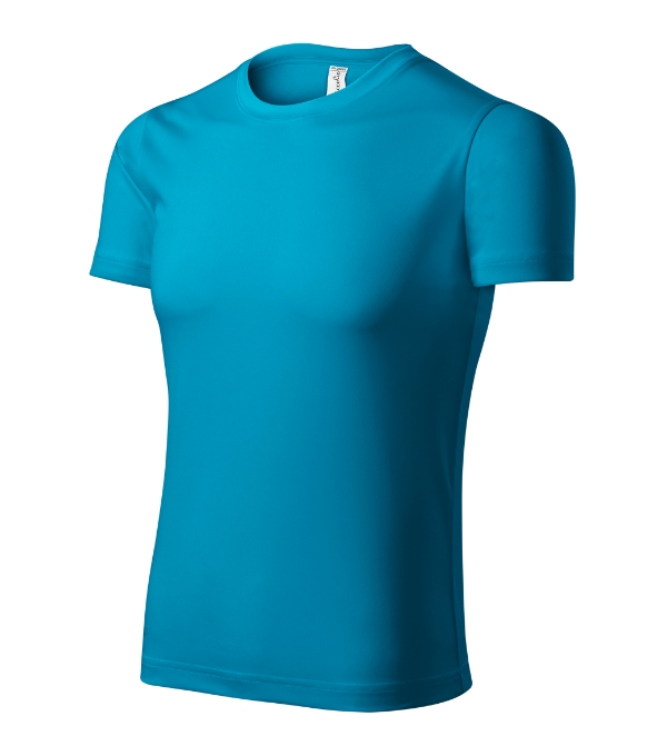 Tričko unisex Pixel – farba tyrkysová
