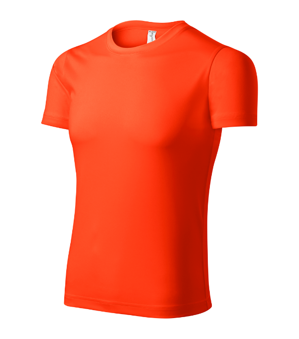 Tričko unisex Pixel – farba neon orange