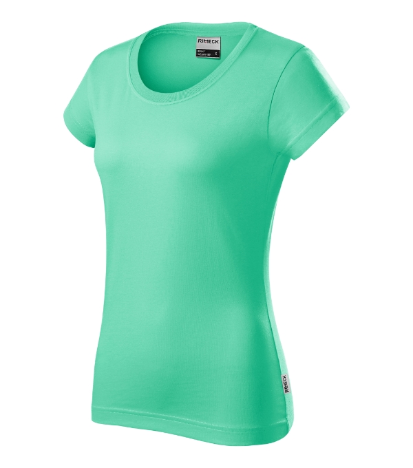 Tričko dámske Resist – farba mätová 95 (brand label)