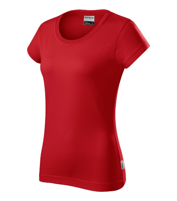 Tričko dámske Resist – farba červená 07 (brand label)