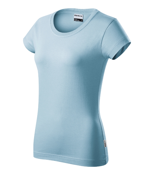 Tričko dámske Resist – farba nebeská modrá 15 (brand label)