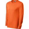 Tričko unisex Resist LS – farba oranžová 11 (brand label)