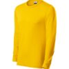 Tričko unisex Resist LS – farba žltá 04 (brand label)