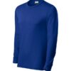 Tričko unisex Resist LS – farba kráľovská modrá 05 (brand label)