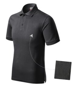 Polokošeľa pánska Resist Heavy Polo – farba ebony gray