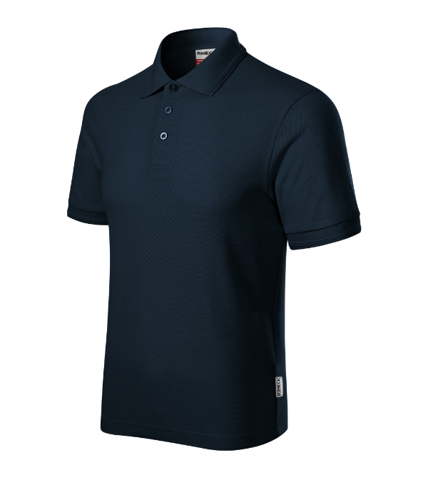 Polokošeľa pánska Reserve – farba tmavomodrá 02 (brand label)