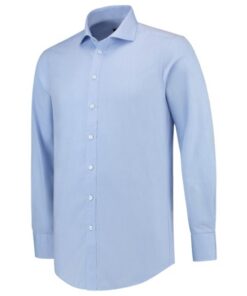Košeľa pánska Fitted Stretch Shirt – farba blue
