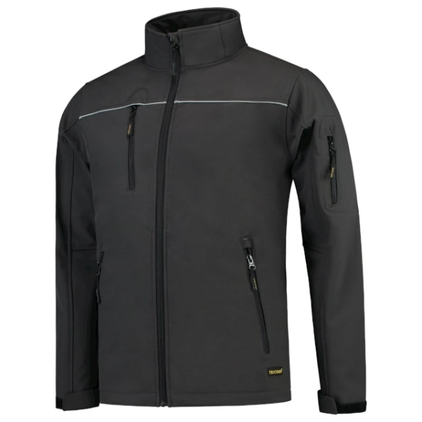 Softshellová bunda unisex Luxury Softshell – farba tmavosivý