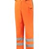 Pracovné nohavice unisex RWS Work Pants – farba fluorescenčná oranžová