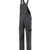 Pracovné nohavice s trakmi unisex Bib & Brace Twill Cordura – farba tmavosivý